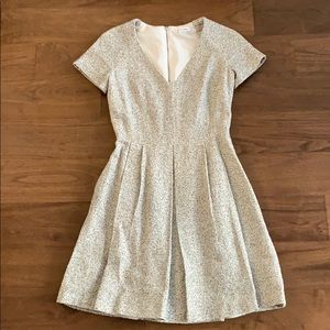 Club Monaco Pleated Tweed Dress in Size 00